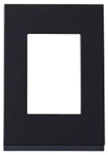 Placa Suporte Vertical 4x2 3 Postos Grafite Orion Class