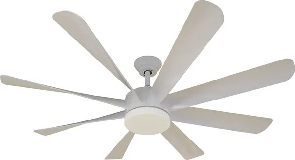 Ventilador De Teto Led Metal Cinza 23W Octopus