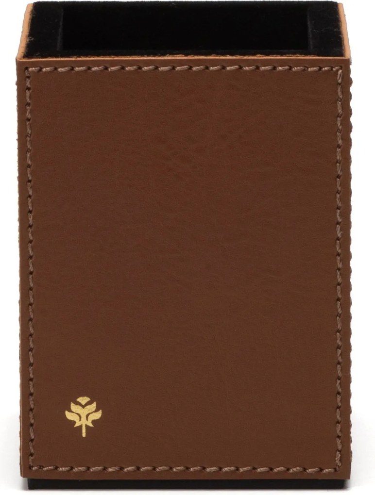 Porta Caneta/Lápis Sottile Casa em Couro PU - Havana  Havana