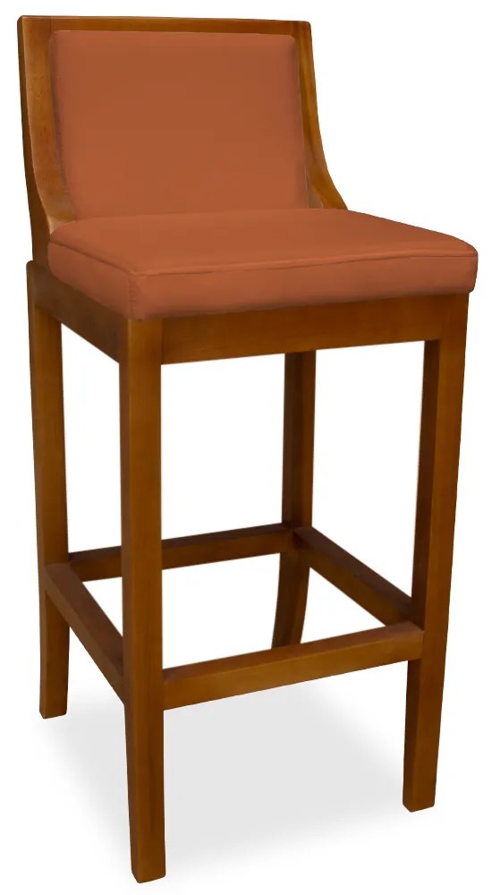 Kit 2 Banquetas Decorativa Josi Veludo Telha