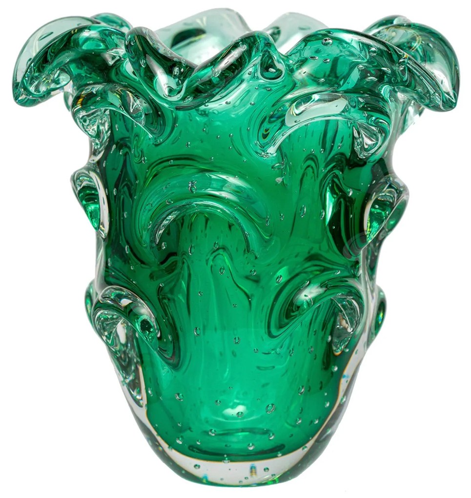 Vaso Murano Traun - Verde Folha  Verde Folha