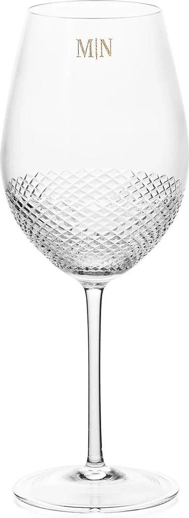 Taça de Cristal Lapidado P/ Vinho Bordeaux Grand Cru II 850ml Transparente