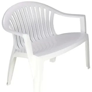 Banco Tramontina Leme 114 cm em Polipropileno Branco