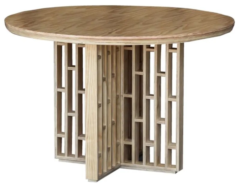 Mesa de Jantar Redonda Portofino P - Mel Pinus