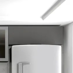 Armário de Cozinha Aéreo 80cm Grace Grafite Z44             - Mpozenat