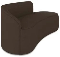 Sofá 3 Lugares 180cm Wendi e Poltrona Steve Suede Marrom I01 - Mpozen