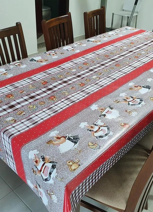 Toalha de Mesa Térmica Carijó 140x140 Cm