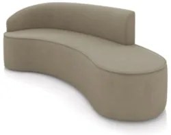 Sofá 4 Lugares Para Sala 220cm Orgânico Wendi Suede Marrom Rt I01 - M
