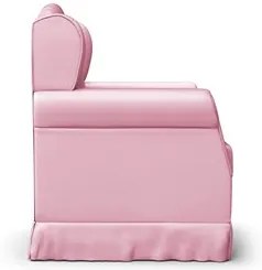 Poltrona de Amamentação Balanço e Puff Letícia Rosa - Phoenix