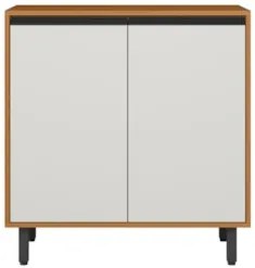 Balcão de Cozinha Cooktop 80cm Nala Freijó UV/Off Acetinado Z44 - Mpoz