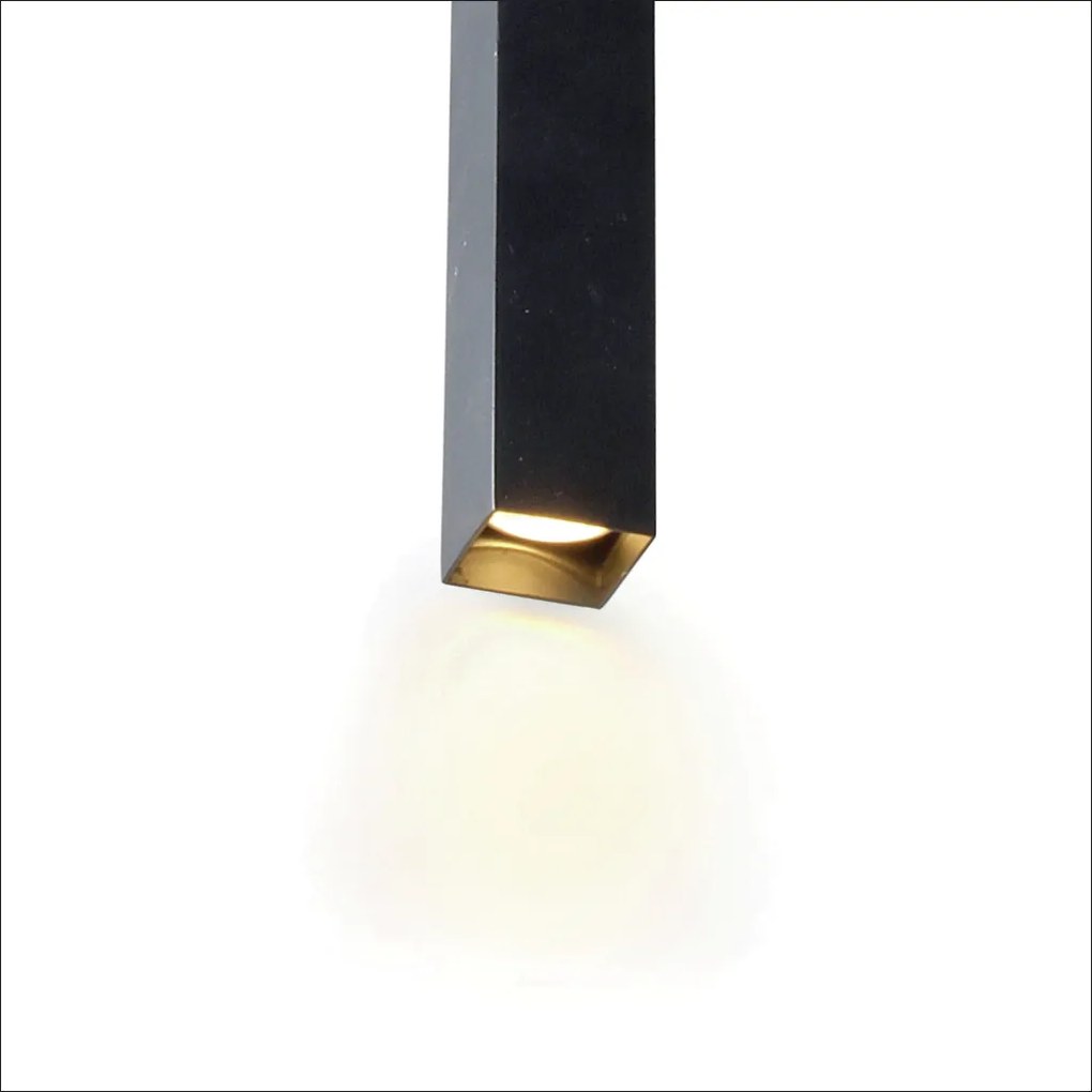 Arandela Linder Tubo Quadrado 04X05X30Cm 02Xmr11 Metal Alumínio - Old... (CROMADO)