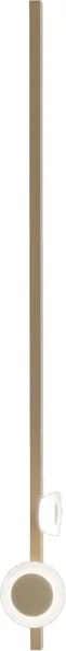 Plafon Led De Sobrepor Dourado 6w 3000k Kálida Vertical