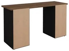 Mesa para Computador Escrivaninha Due Web Nogal/Preto - Artany
