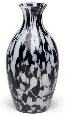 Vasinho 67 Multicor Preto e Branco Murano Cristais Cadoro