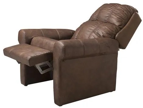 Poltrona Reclinavel Sardenha MH 1216 em Courino Marrom - 55576 Sun House