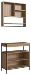 Gabinete de Banheiro Liny 80cm e Espelheira Moscow Mel Z54  - Mpozenat