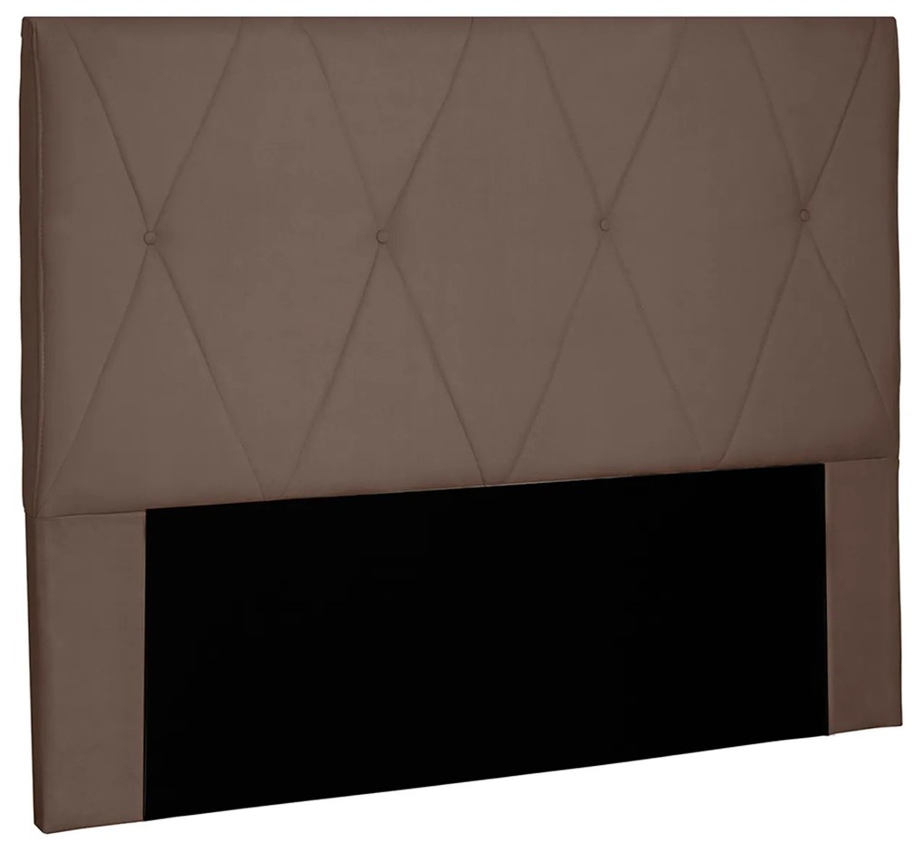 Cabeceira Decorativa 1,40M Yves Suede Caramelo G63 - Gran Belo