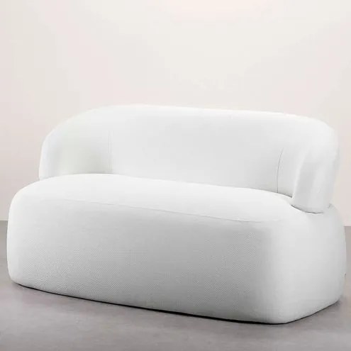 Sofá Balloon 02 Lugares Trama White 146cm - 78361 Sun House