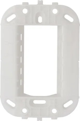 Suporte 4x2 Termopl&amp;#xE1;stico Branco 3 M&amp;#xF3;dulos Decor