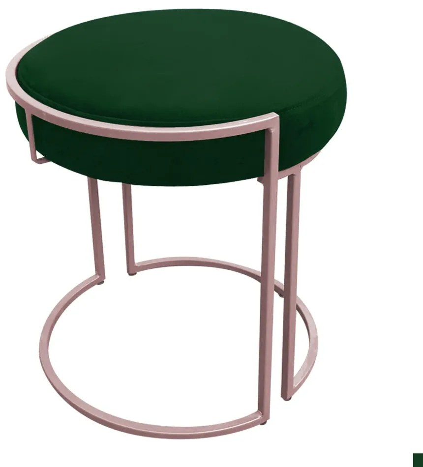 KIT 02 PUFF LOVE SUEDE BASE ROSE DROSSI - Verde