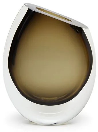 Vaso 96 MS Fumê Murano Cristais Cadoro