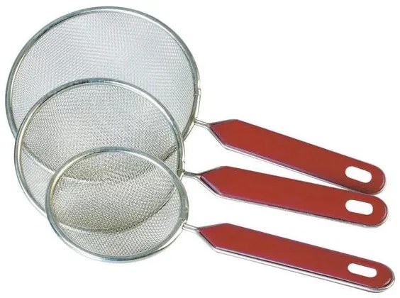 Kit Peneiras Em Metal 3 Peças