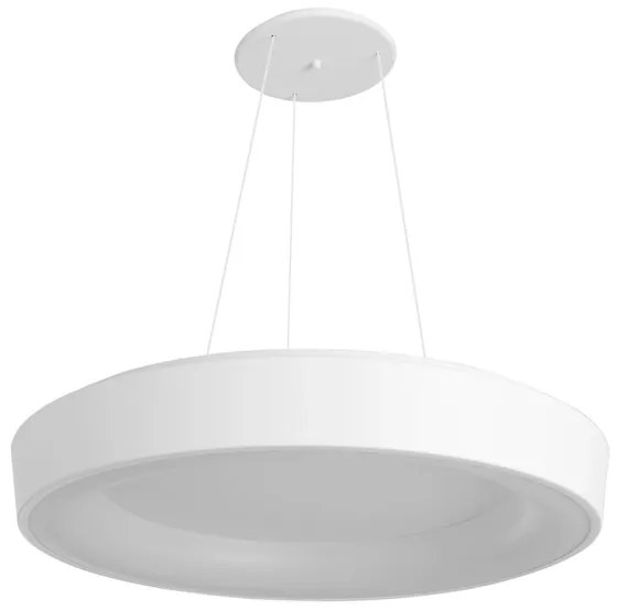 Pendente Led Aluminio Branco 33,6W 3000K Apollo