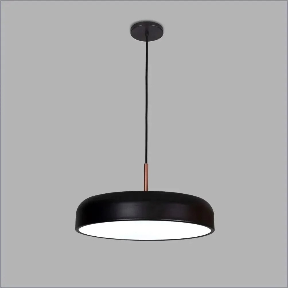 Pendente Titan Ø60X11Cm 8Xe27 Com Difusor Plano / Haste De 15Cm | Usin... (BT - Branco Texturizado)