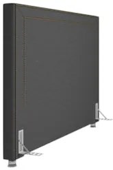 Cabeceira Cama Box Casal King 195cm Mali Z37 Linho Chumbo - Mpozenato