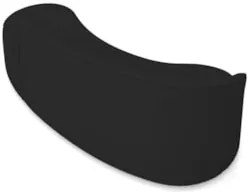 Sofá 4 Lugares Para Sala 220cm Orgânico Wendi Linho Preto I01 - Mpoze