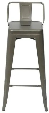 Banqueta Tolix com Encosto cor Bronze 93 cm - 61194 Sun House