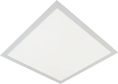 Plafon Led Embutir Quadrado Aluminio Branco 48W Yamamura - LED BRANCO QUENTE (3000K)