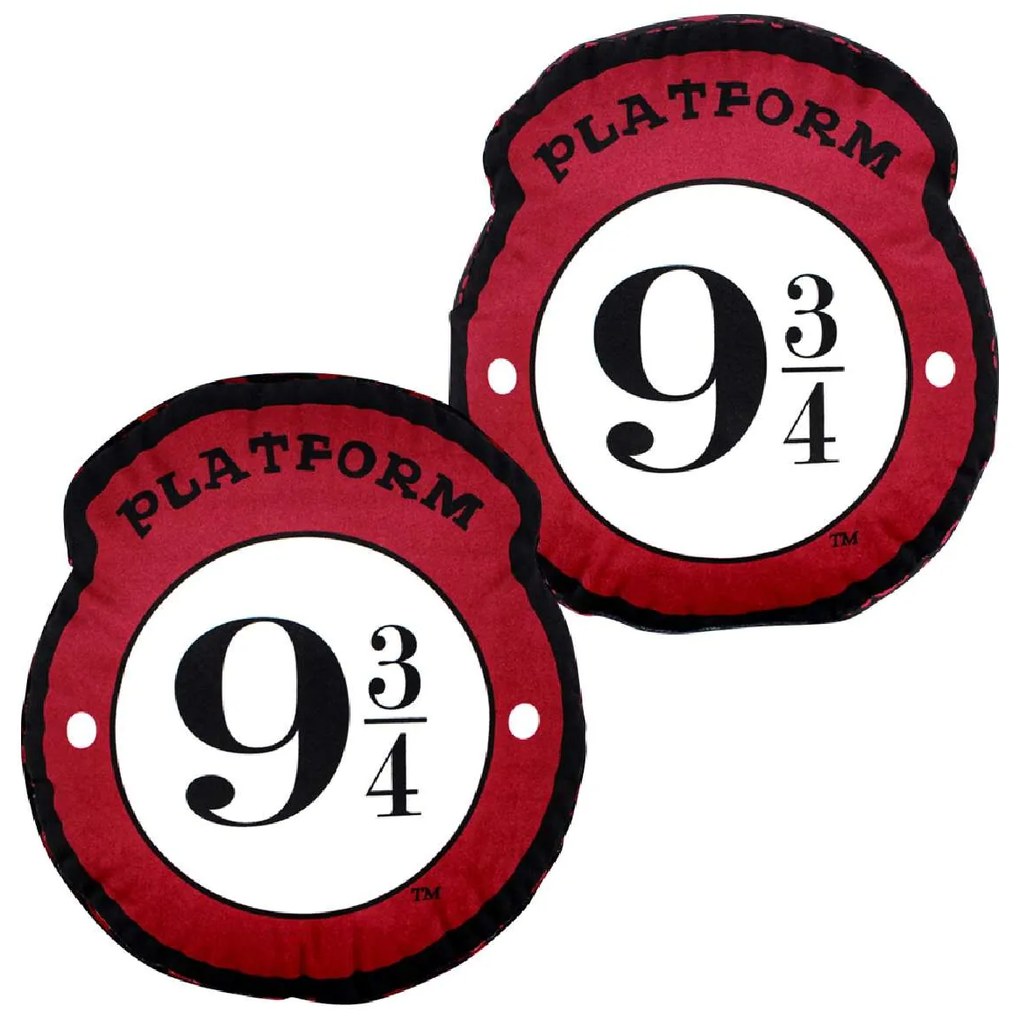 Almofada Harry Potter Estação Plataforma 9 3/4 Hogwarts
