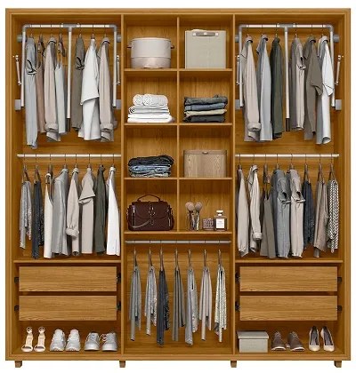Guarda Roupa Portinari Cumaru/Opala – Madetec Móveis