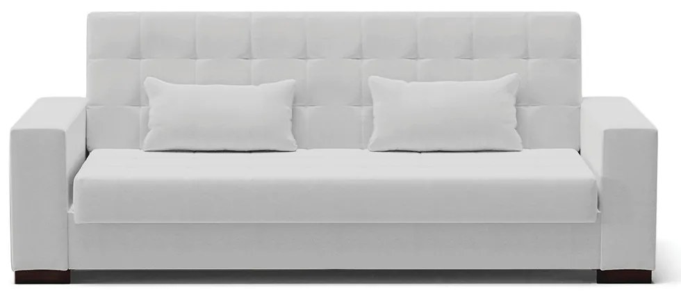 Sofá Cama Casal 3 Lugares 210cm Lisboa Linho Cinza  D03 - D'Rossi