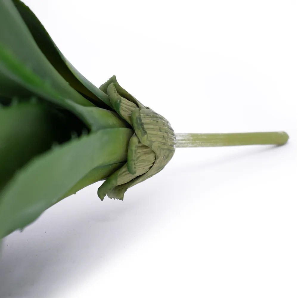 Folha Artificial Agave Com Raiz X21 para Arranjos Verde 25 Cm - D'Rossi