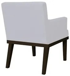 Poltrona Decorativa Sala de Estar e Recepção Vitória W01 Corano Branco