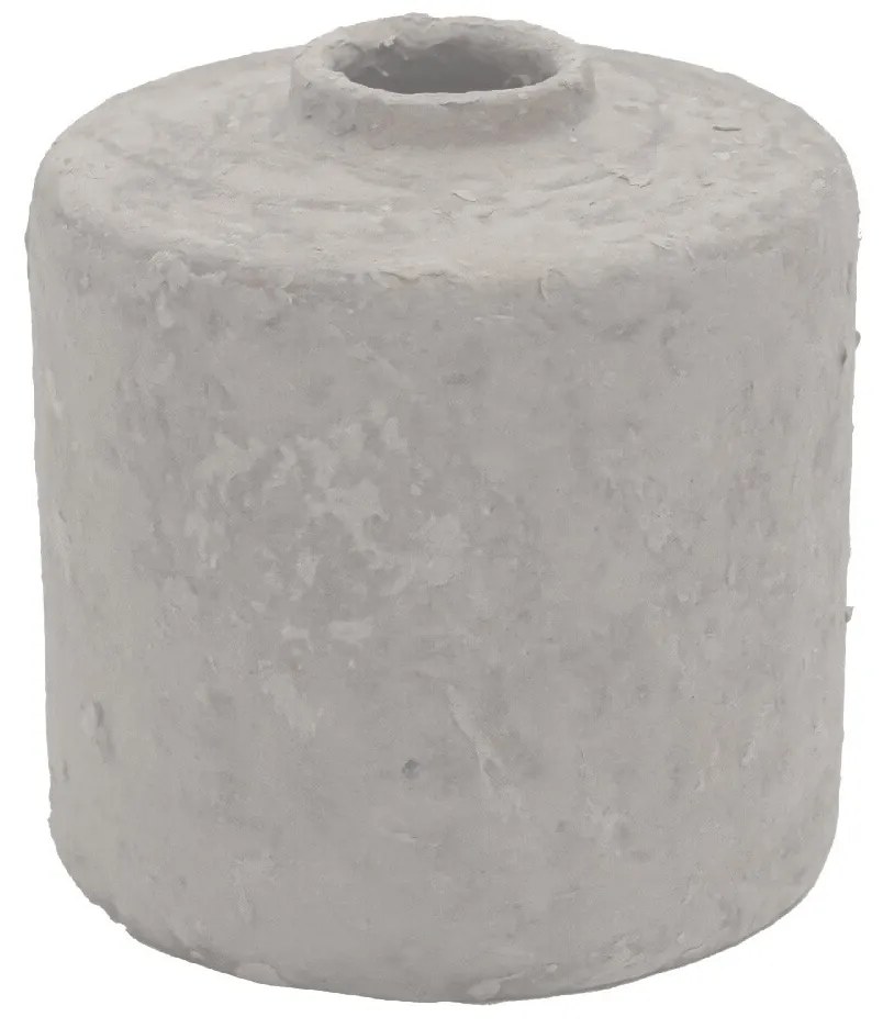 Vaso Reto Decorativo em Cerâmica - Machê Fosco Kleiner
