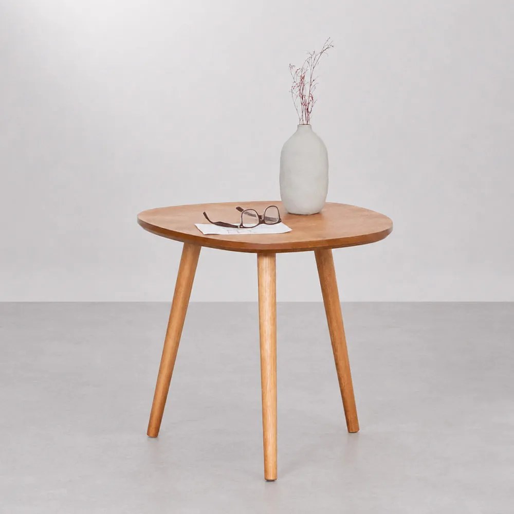Mesa Lateral Lami Alta Orgânica Canela - 55cmx58cm