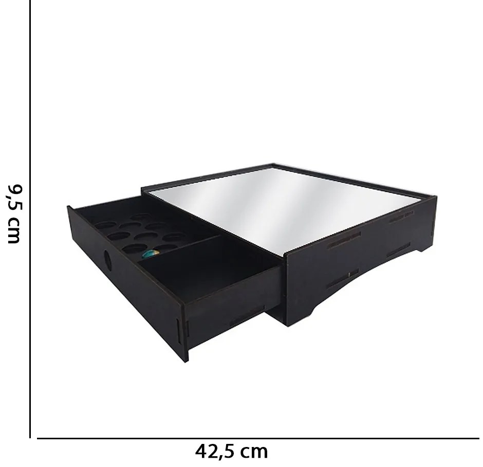 Porta Cápsula de Café Gaveta com Espelho Nespresso - D'Rossi