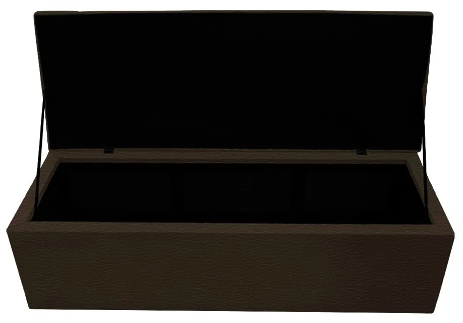 Calçadeira Copenhague 160 cm Queen Size Corano Marrom - ADJ Decor