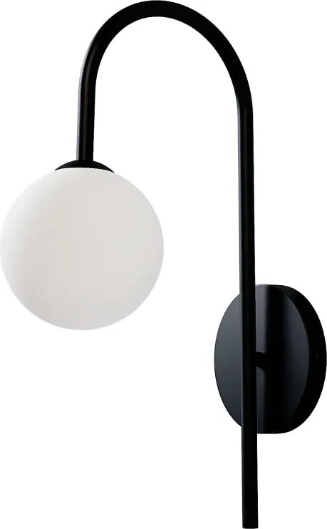 Arandela Umbrella Haste Curva 12X24X41Cm Aluminio E Globo Ø12Cm Rosca... (CHAMPANHE)