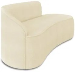 Sofá 3 Lugares Para Sala 180cm Orgânico Wendi Boucle Bege I01  - Mpoze