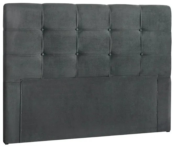 Cabeceira Painel Cama Box Solteiro 90cm Ana Luísa Suede Cinza - Sheep Estofados - Cinza