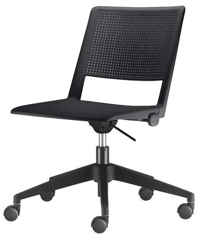 Cadeira Up Assento Preto Base Rodizio Piramidal em Nylon - 54291 Sun House