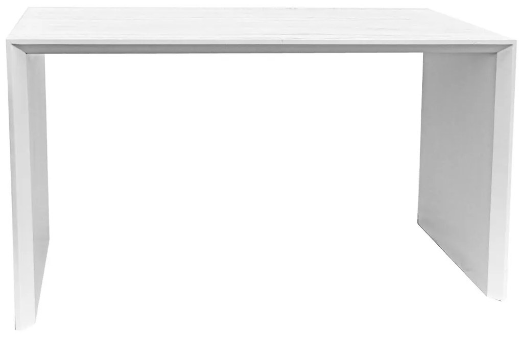 Mesa Lateral Contemporânea Puff Alive - Lâmina Branco Escovado  Kleiner