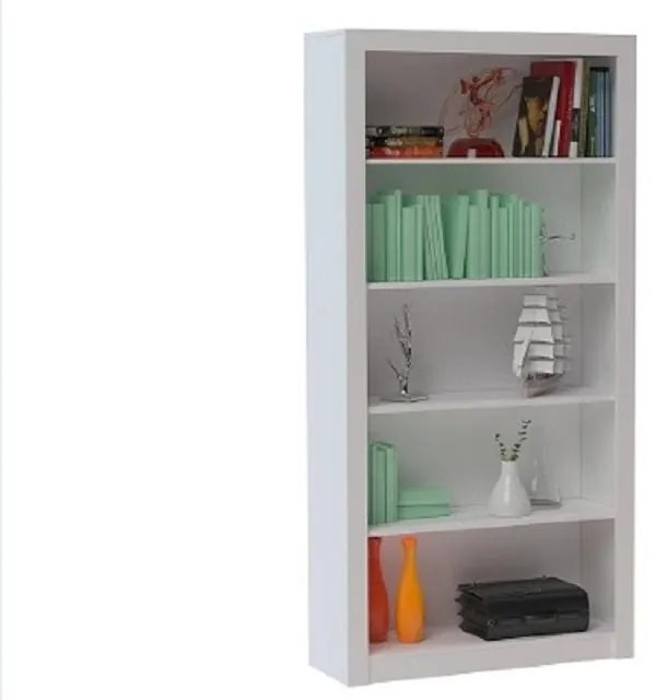 Estante 4 Prateleiras Livreiro Bl 01 - Branco