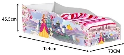 Cama Carro Infantil Castelo Princesa 400 – Gabrielli Móveis