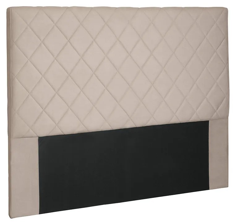 Cabeceira Dubai Para Cama Box Casal 140 cm Suede Bege - D'Rossi