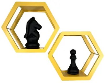 Nicho Aéreo Heksa Amarelo Acetinado Woodyou